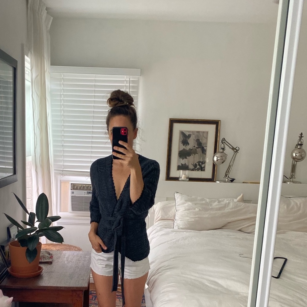 Anthropologie Wrap Sweater